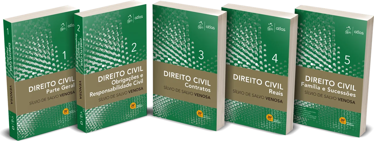 Coleção Direito Civil em 5 volumes, do Prof. Sílvio Venosa